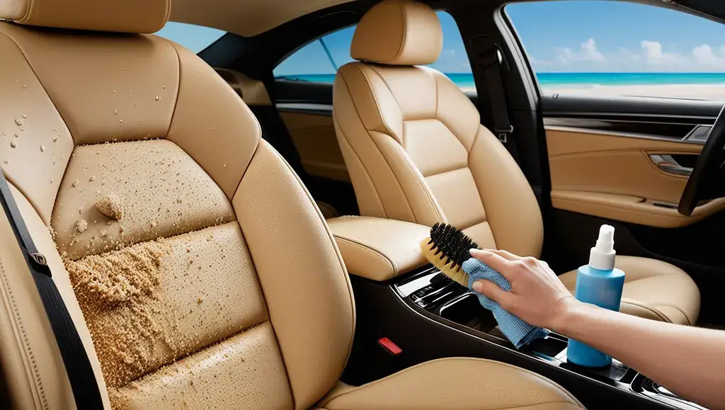 How to Keep Leather Car Seats Clean After the Beach